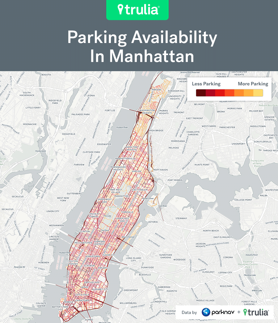 Trulia Street Parking Map NYC 